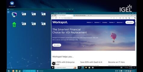 IGEL and Workspot Launch Secure Unified Digital Workplace Solution