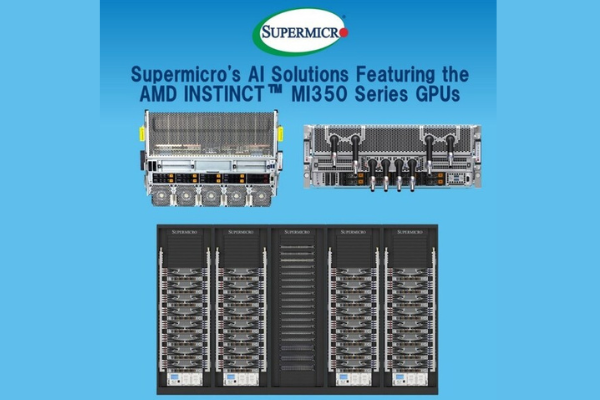 Supermicro Debuts AI Solutions with AMD Instinct MI350 GPUs