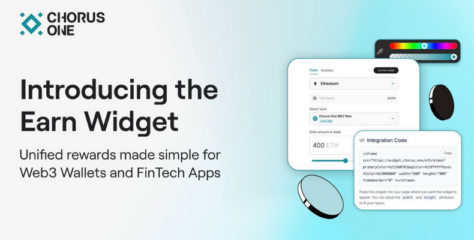 Chorus One Widget Brings Plug-and-Play Staking to FinTech and DeFi