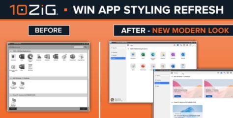 10ZiG Updates AVD Client in Latest Firmware Release with Windows App Styling