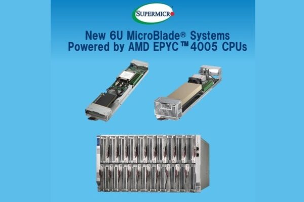 Supermicro MicroBlade Powers Next-Gen Cloud with AMD EPYC 4005 Processors