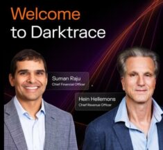 Darktrace Appoints Suman Raju as CFO and Hein Hellemons as CRO