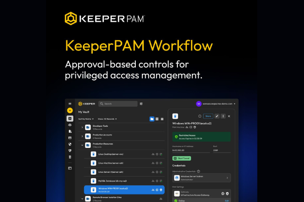 Keeper Workflow Enhances PAM Governance for Humans and AI Agents