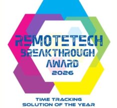 Hubstaff Wins 2026 “Time Tracking Solution of the Year” RemoteTech Award