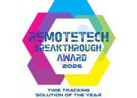 Hubstaff Wins 2026 “Time Tracking Solution of the Year” RemoteTech Award