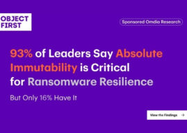 Omdia Research: Only 16% Have Immutable Backup Storage