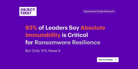 Omdia Research: Only 16% Have Immutable Backup Storage