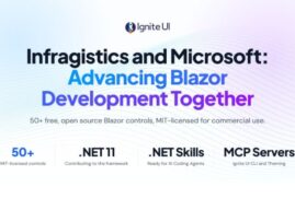 Infragistics to Strengthen Blazor Applications Development with Microsoft