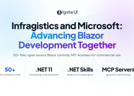 Infragistics to Strengthen Blazor Applications Development with Microsoft